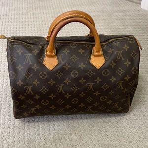 Vintage Large Louis Vuitton Speedy bag Size 35